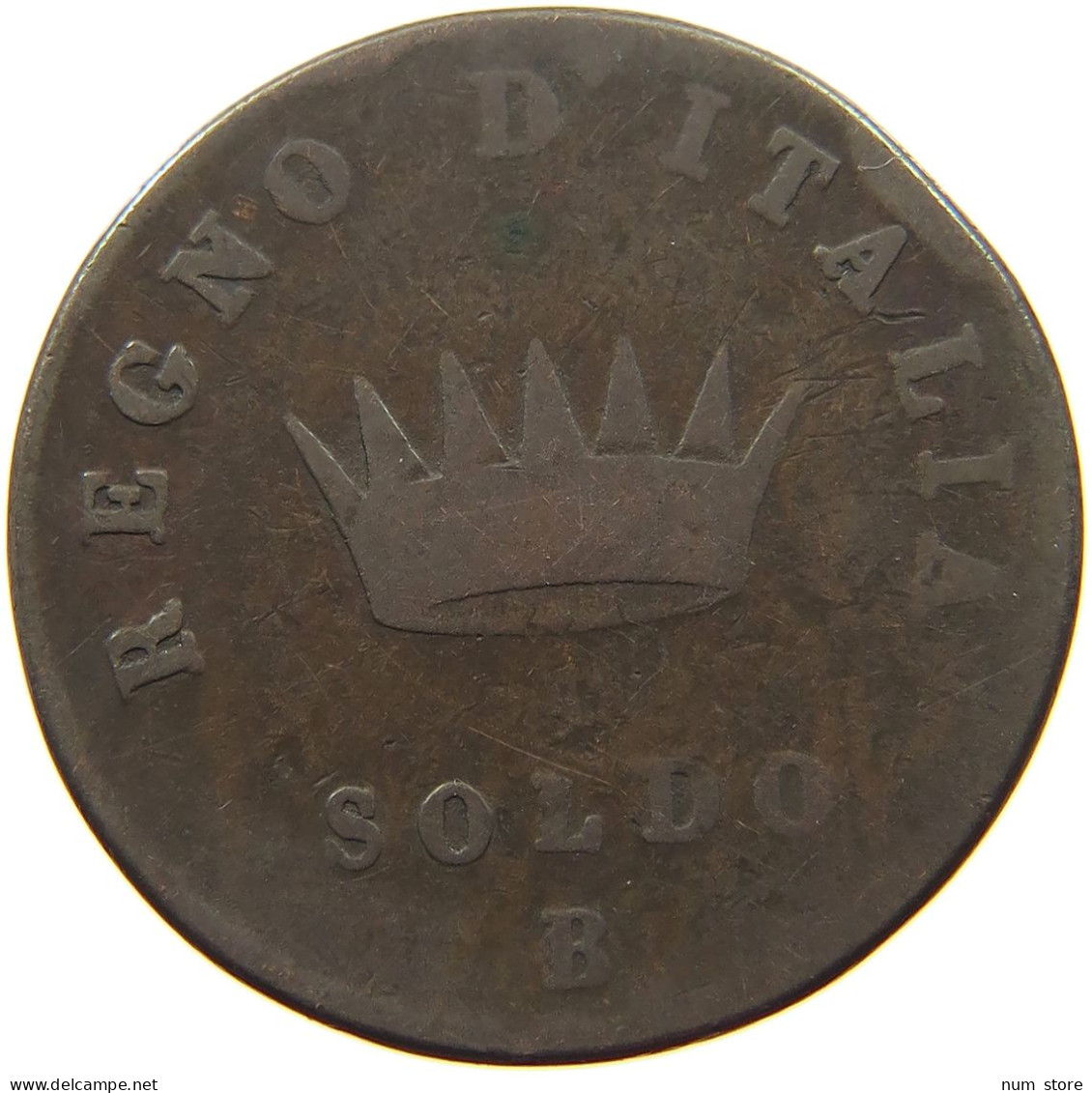 ITALY STATES NAPOLEON I. SOLDO 1808 B Napoleon I. (1804-1814, 1815) #s077 0309 - Napoleonic