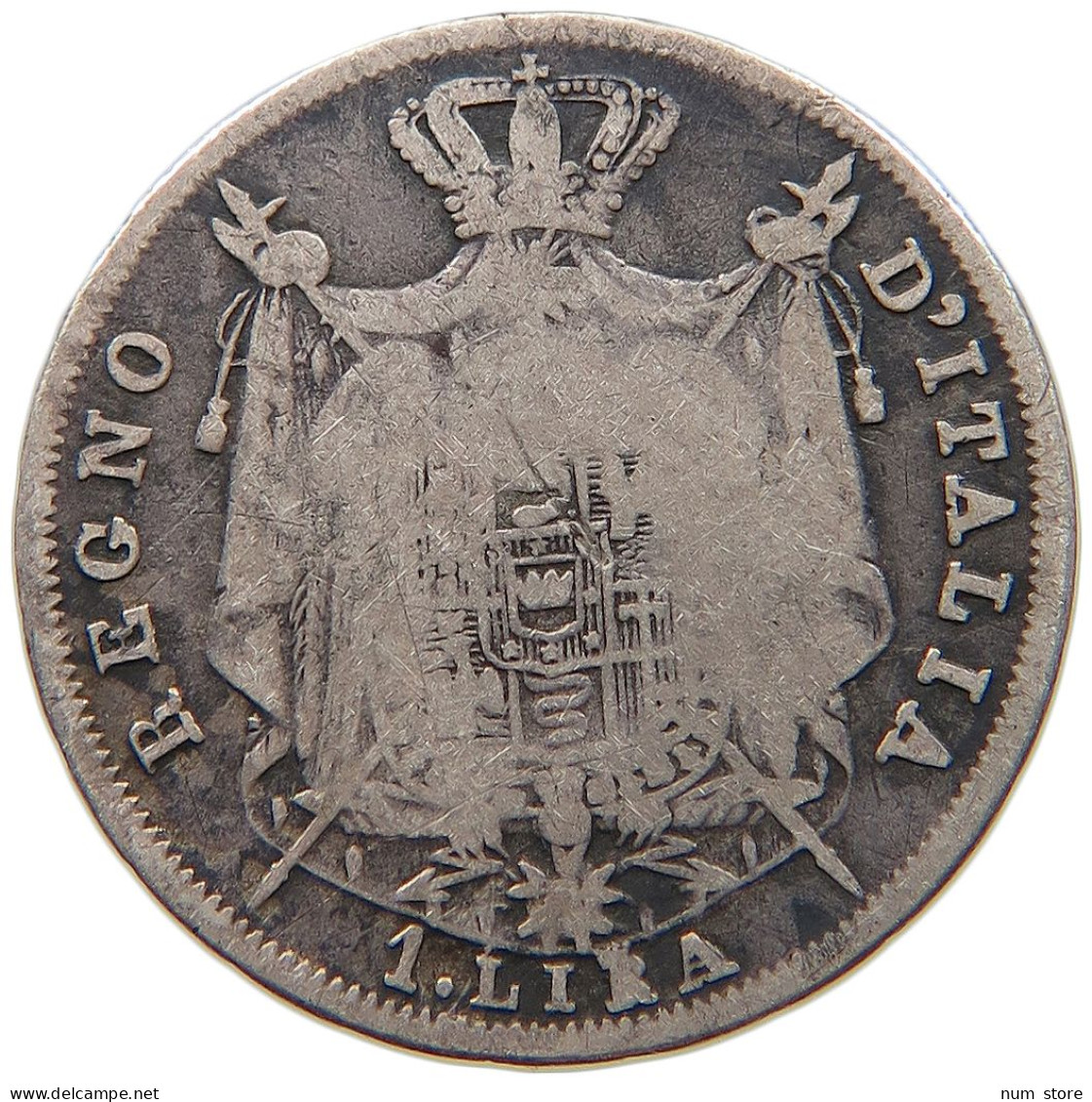 ITALY STATES NAPOLEON I. LIRA 1809 M Napoleon I. (1804-1814, 1815) #t107 0333 - Napoleonic