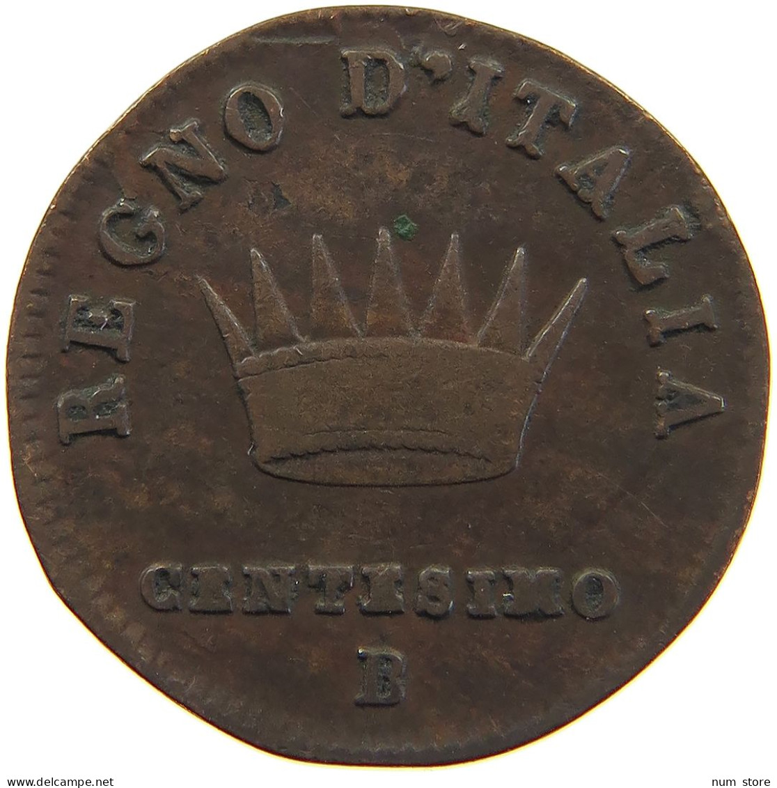 ITALY STATES NAPOLEON I. CENTESIMO 1808 B Napoleon I. (1804-1814, 1815) RARE #t001 0451 - Napoleontisch