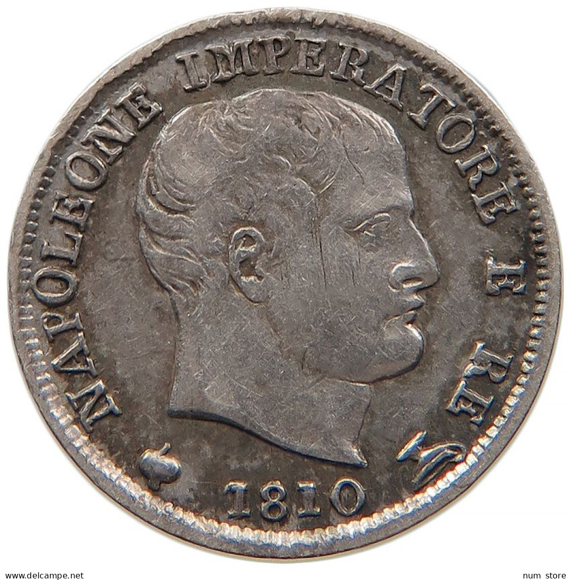 ITALY STATES NAPOLEON I. 5 SOLDI 1810 M Napoleon I. (1804-1814, 1815) #t011 0407 - Napoléonniennes