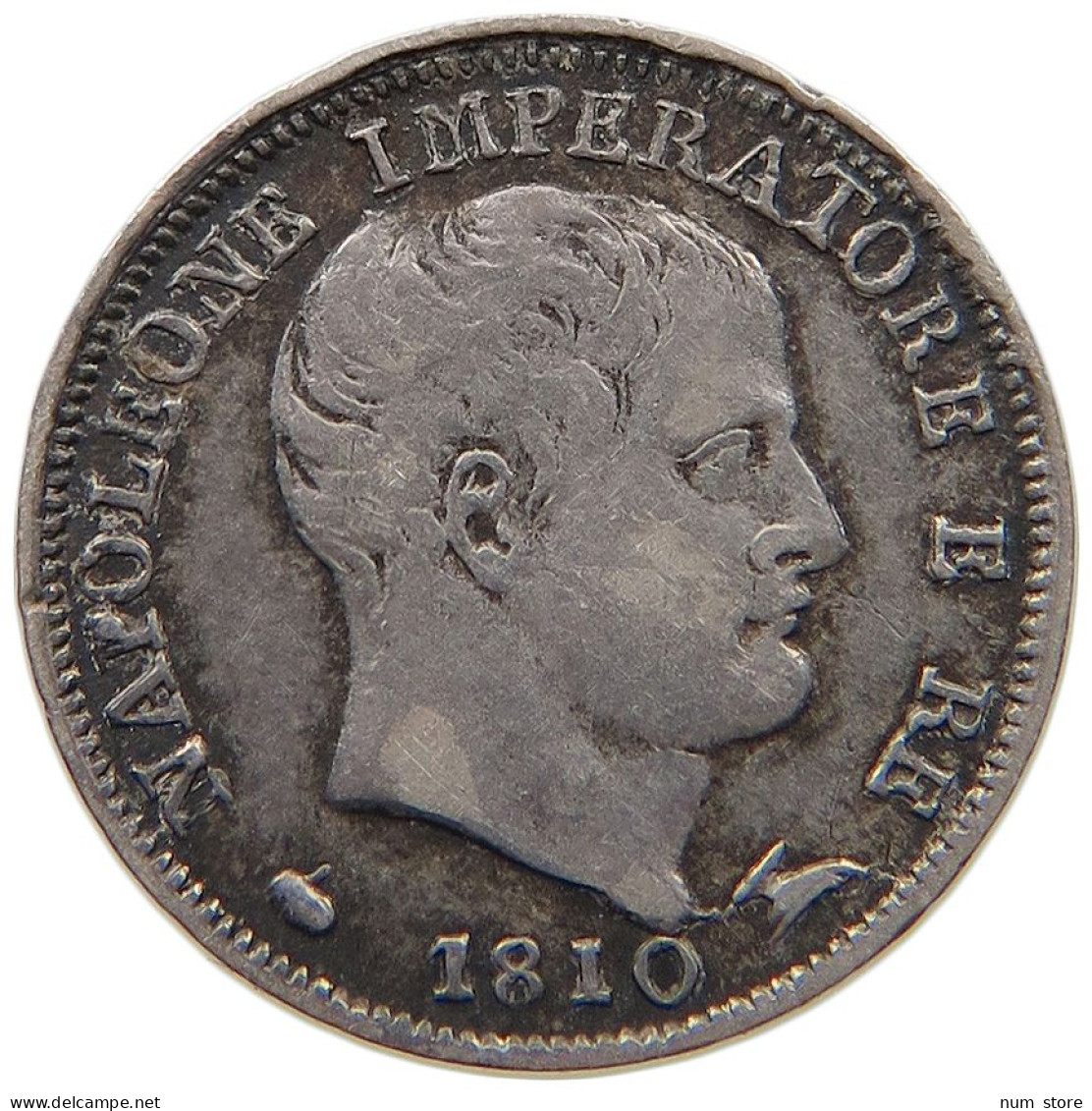 ITALY STATES NAPOLEON I. 5 SOLDI 1810 M Napoleon I. (1804-1814, 1815) #t107 0499 - Napoleonische