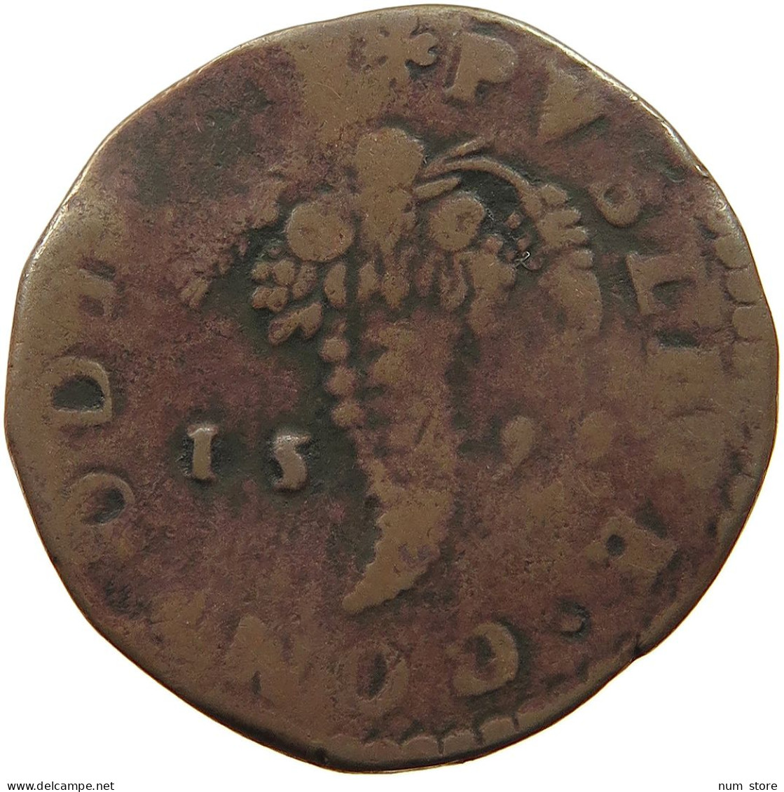 ITALY STATES NAPLES TORNESE 1590 Felipe II. #t061 0341 - Naples & Sicile