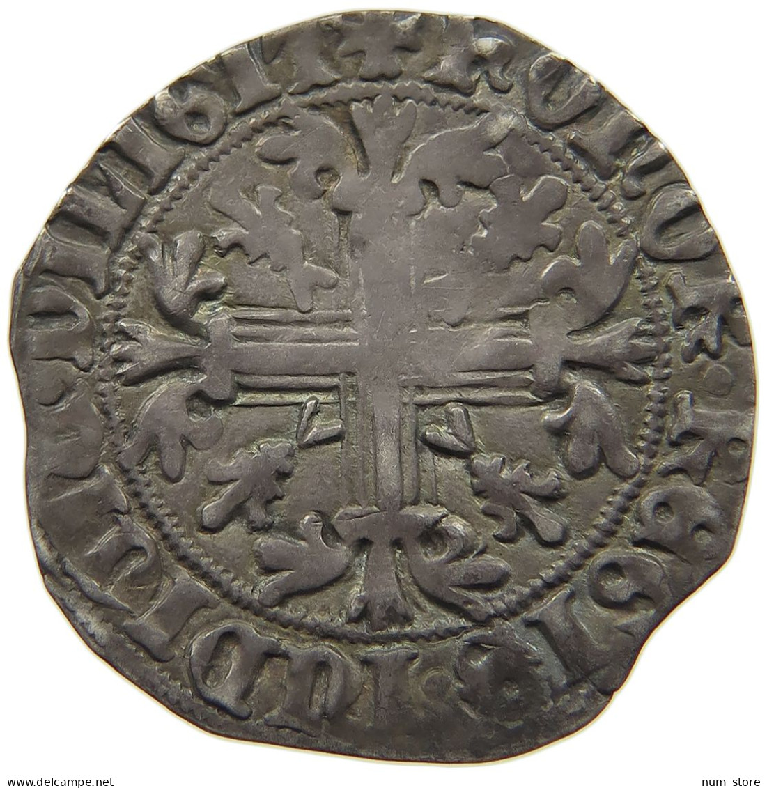 ITALY STATES NAPLES GIGLIATO 1309-1343 Robert Of Anjou 1309-1343 #t155 0287 - Naples & Sicile