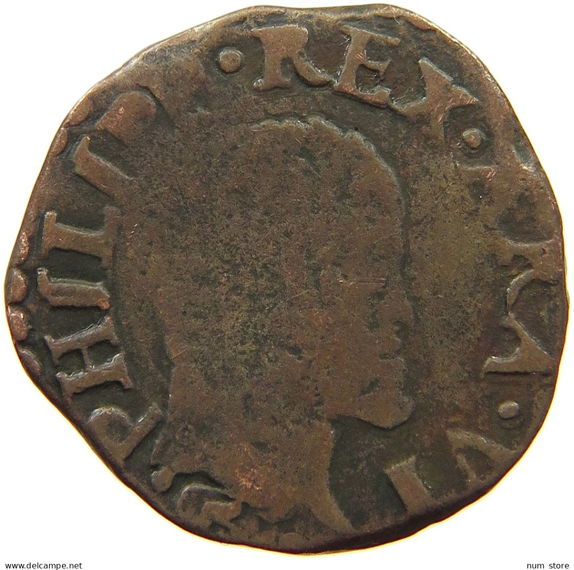 ITALY STATES NAPLES 2 CAVALLI 1556-1598 FELIPE II. 1556-1598 #t081 0699 - Neapel & Sizilien