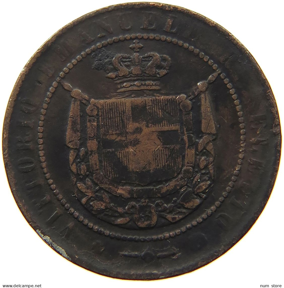 ITALY STATES TUSCANY 5 CENTESIMI 1859 Vittorio Emanuele II. #a011 0461 - Toscane