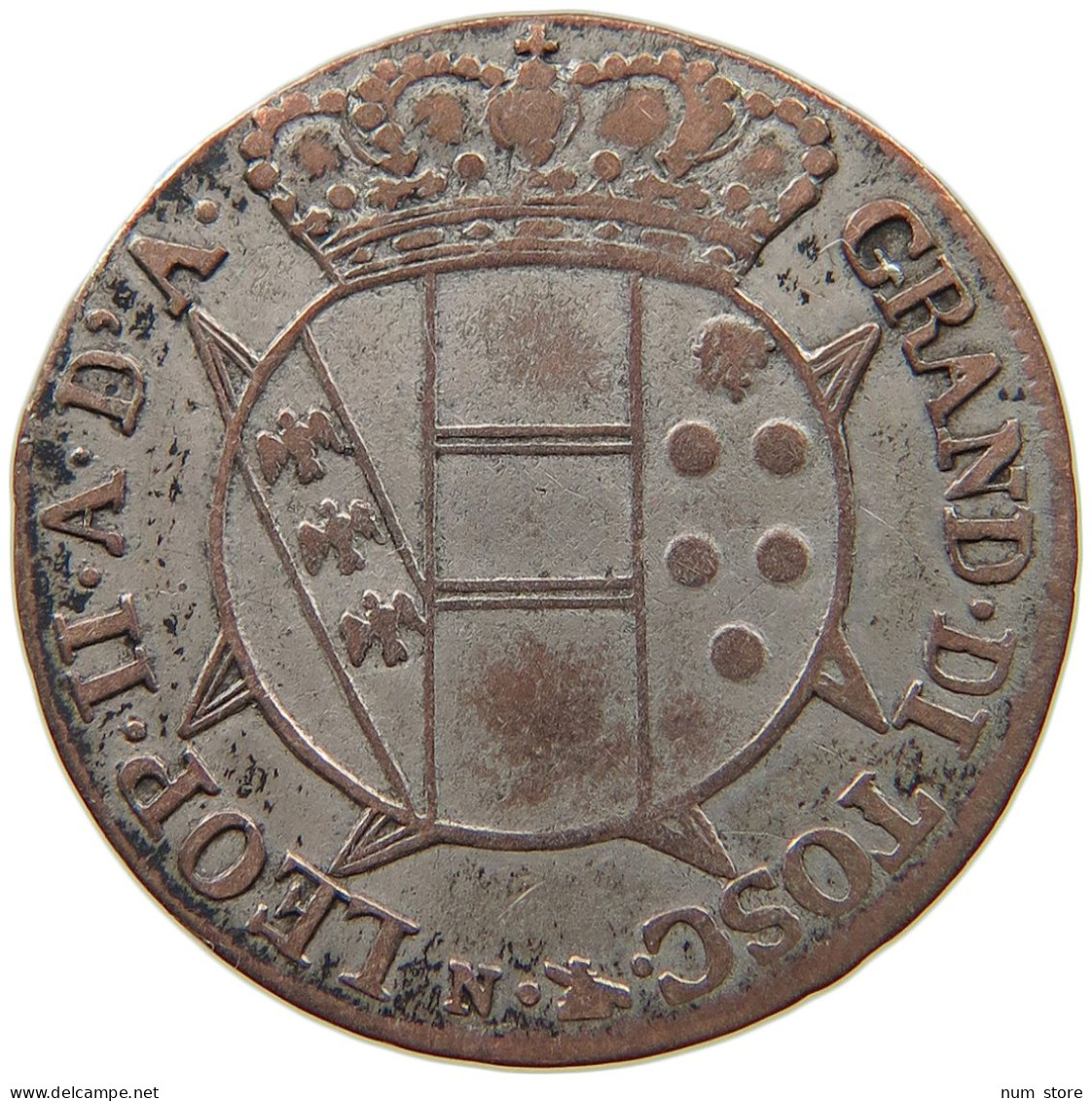 ITALY STATES TUSCANY 10 QUATTRINI 1826  #t092 0409 - Toscane