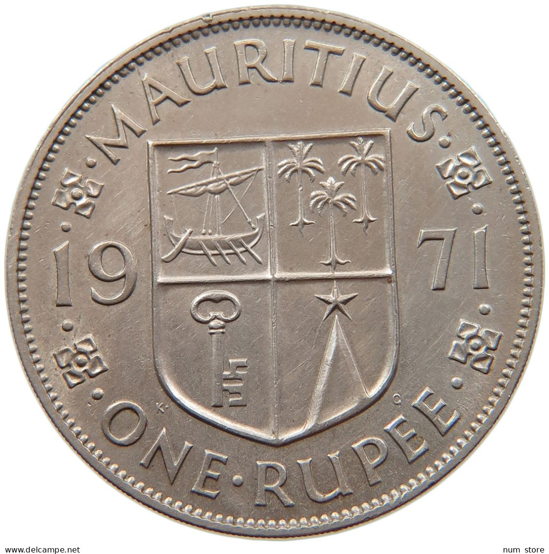 MAURITIUS RUPEE 1971 Elizabeth II. (1952-2022) #c062 0325 - Mauritius