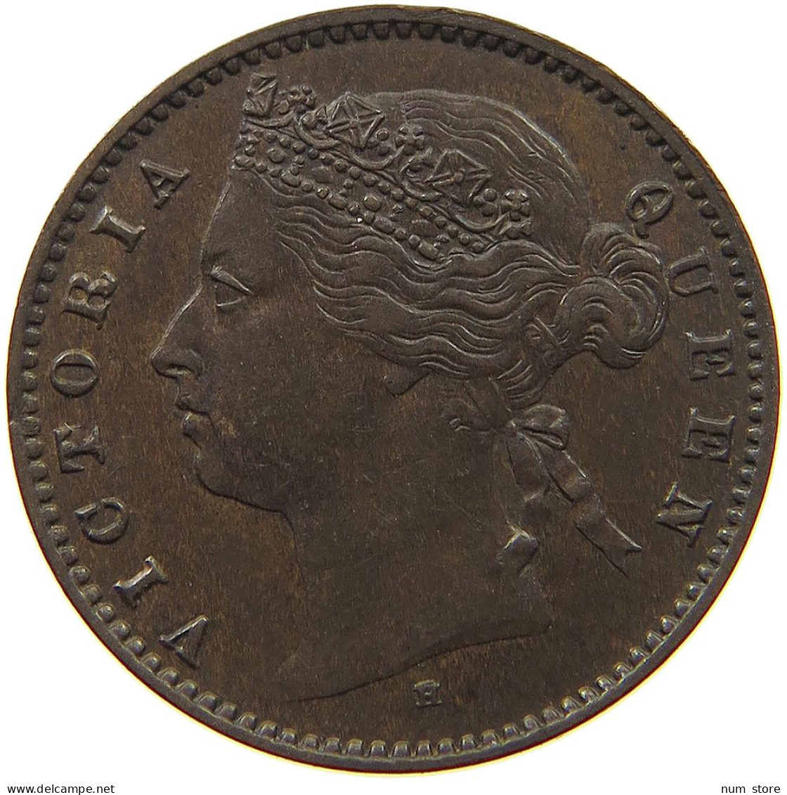 MAURITIUS CENT 1877 Victoria 1837-1901 #t112 1241 - Mauritius