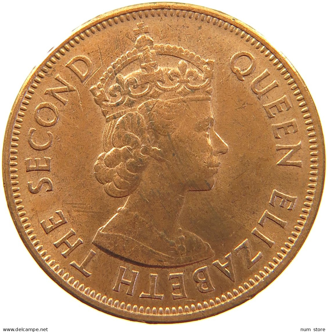 MAURITIUS 5 CENTS 1971 Elizabeth II. (1952-2022) #s023 0229 - Mauricio