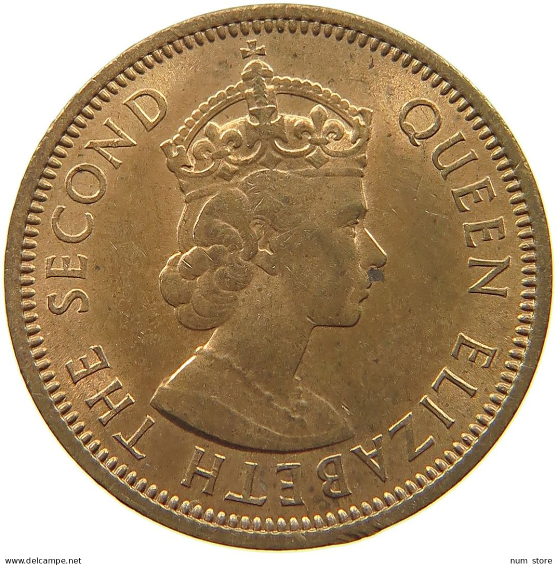 MAURITIUS 2 CENTS 1959 Elizabeth II. (1952-2022) #a095 0491 - Maurice