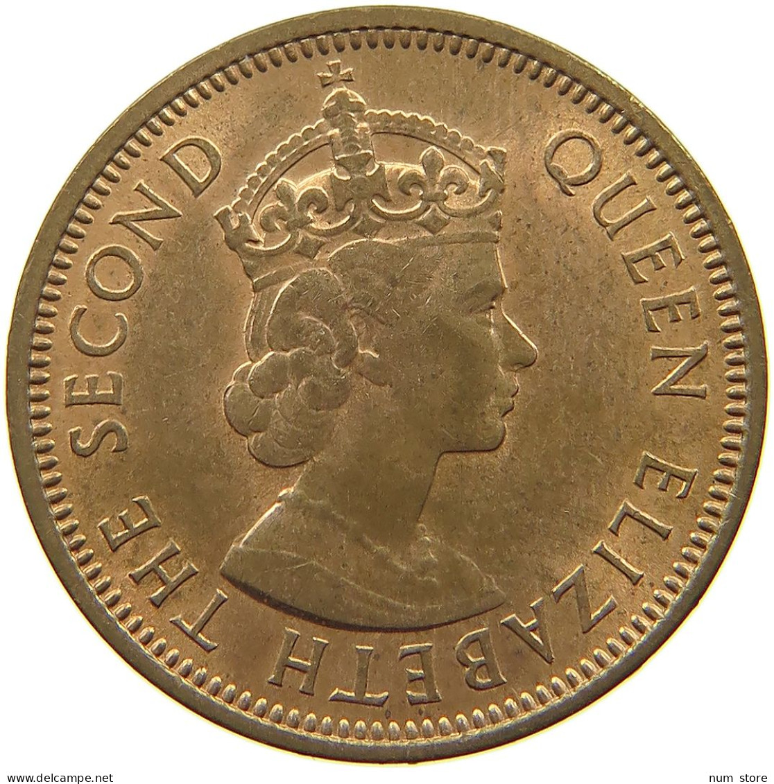 MAURITIUS 2 CENTS 1959 Elizabeth II. (1952-2022) #a095 0469 - Maurice