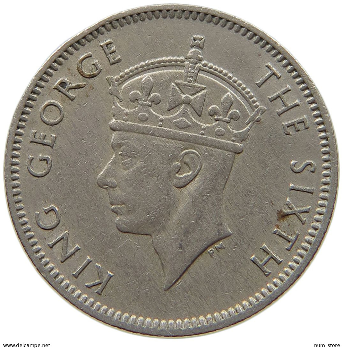 MAURITIUS 1/4 RUPEE 1950 George VI. (1936-1952) #a090 0443 - Mauritius