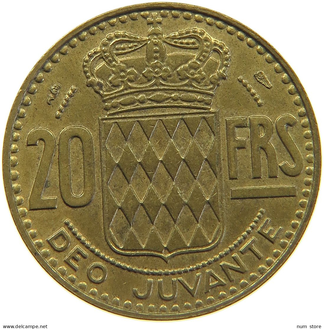 MONACO 20 FRANCS 1951 Rainier III. (1949-2005) #c016 0115 - 1949-1956 Old Francs