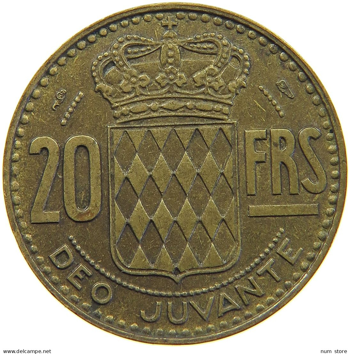 MONACO 20 FRANCS 1950 Rainier III. (1949-2005) #c019 0625 - 1949-1956 Francos Antiguos