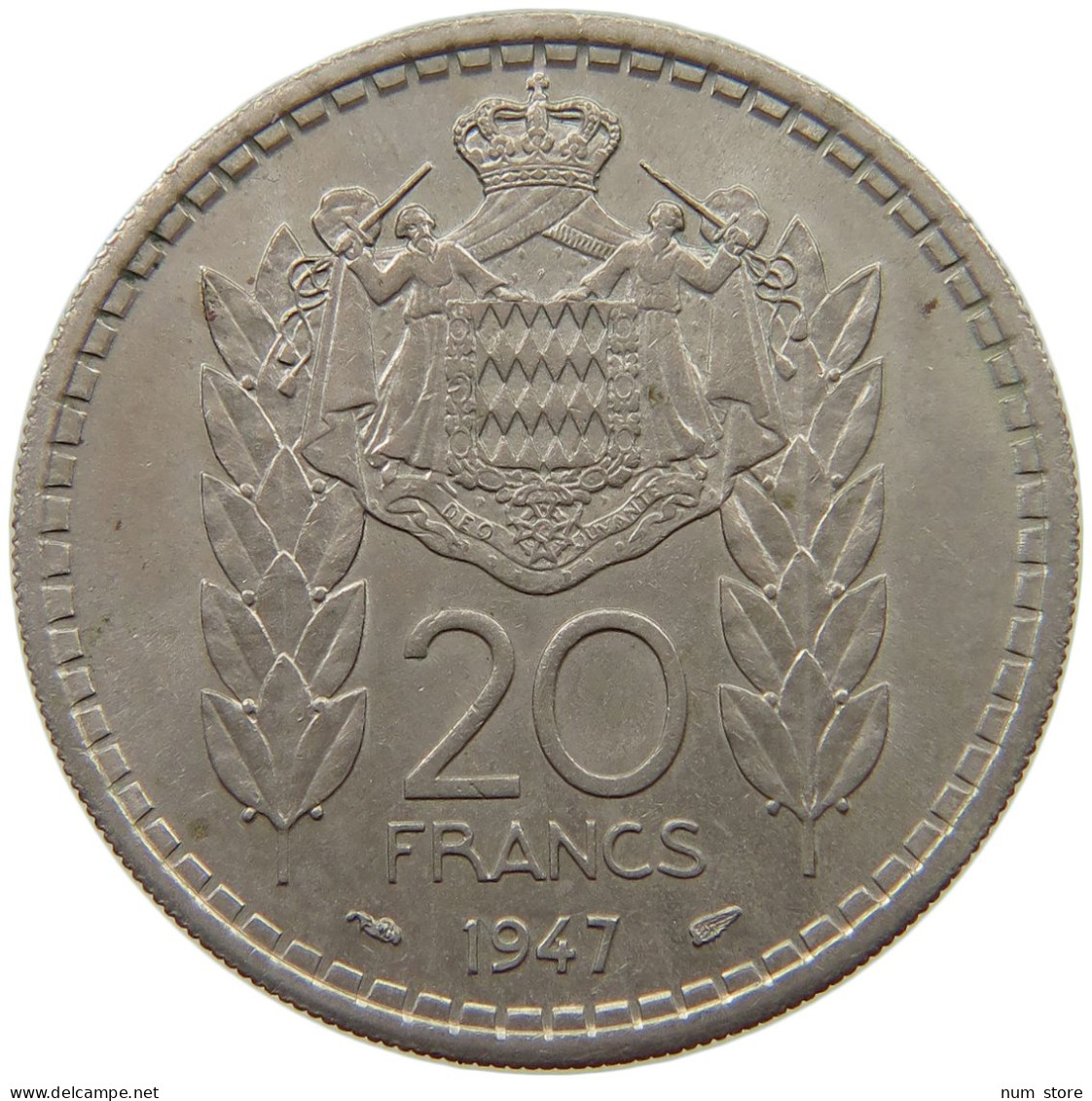 MONACO 20 FRANCS 1947 LOUIS II. (1922-1949) #a088 0015 - 1922-1949 Louis II