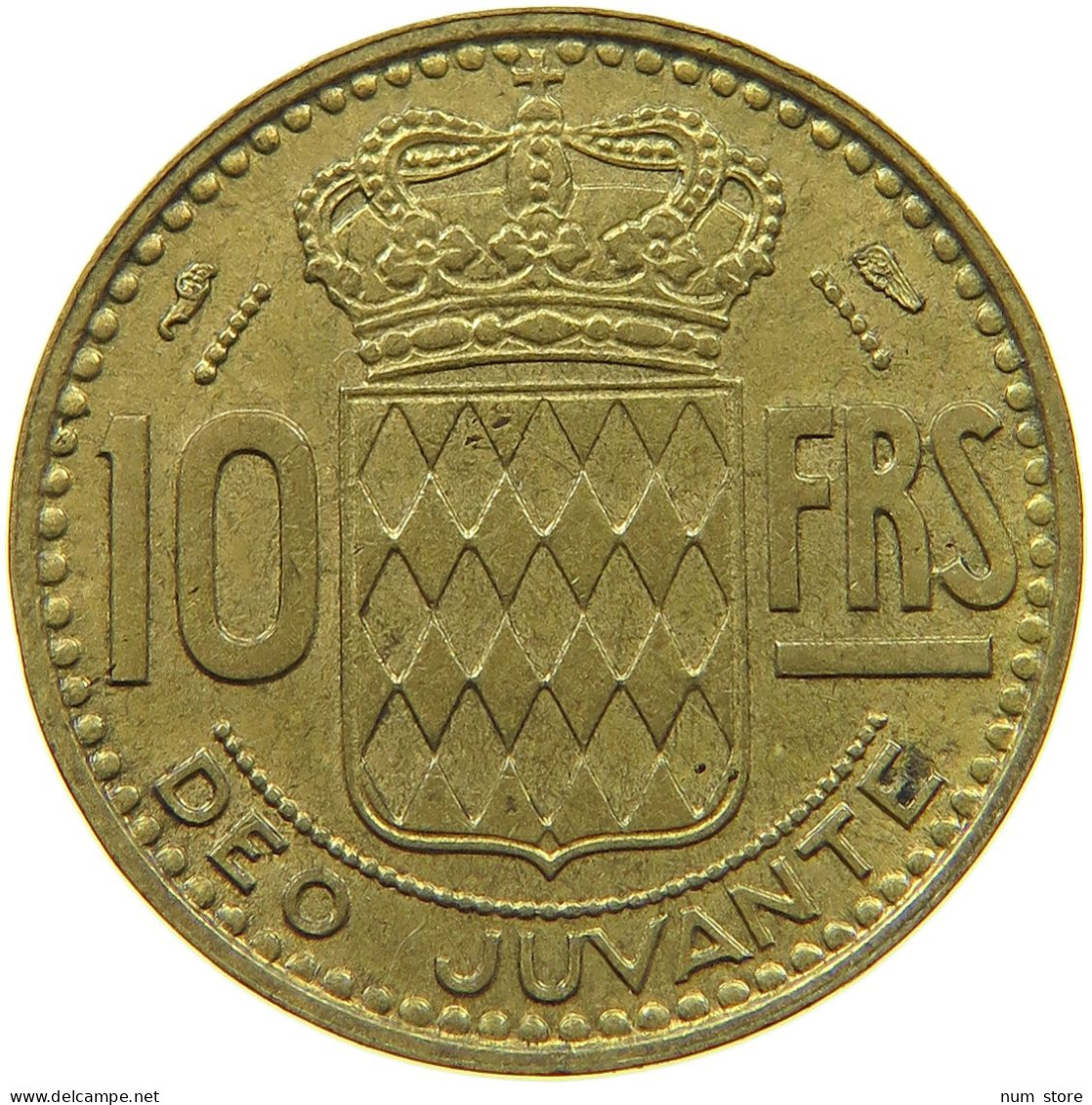 MONACO 10 FRANCS 1951  #a021 0245 - 1949-1956 Anciens Francs