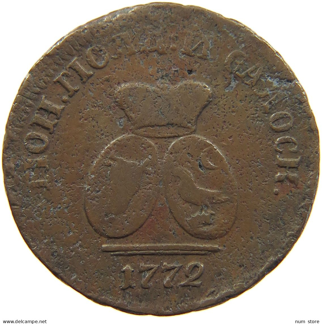 MOLDAVIA WALLACHIA 2 PARA 3 KOPEKS 1772  #t008 0319 - Moldova