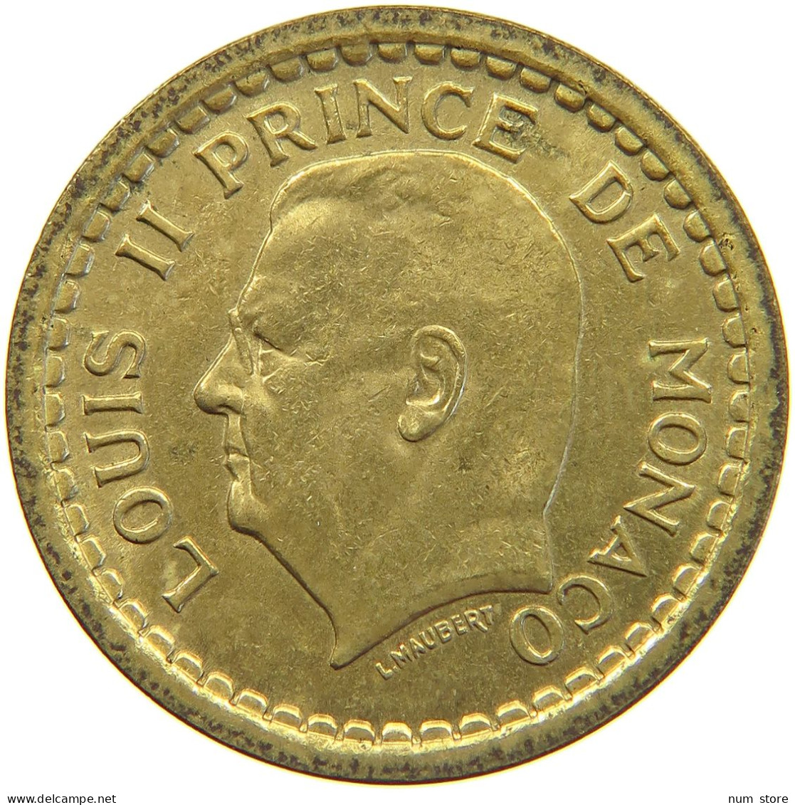 MONACO FRANC 1945  #c051 0215 - 1922-1949 Louis II