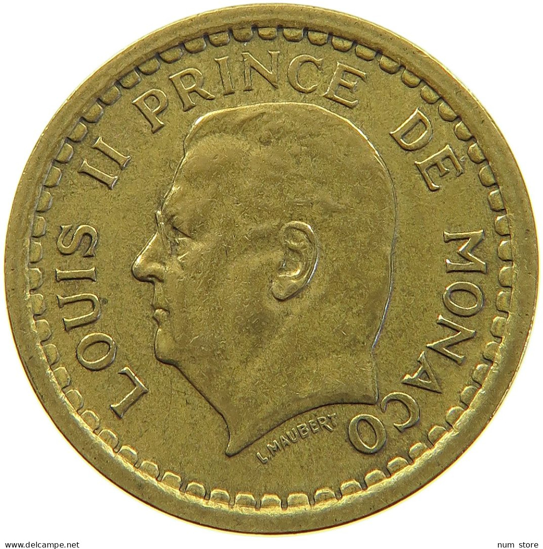 MONACO FRANC 1945  #s024 0289 - 1922-1949 Louis II