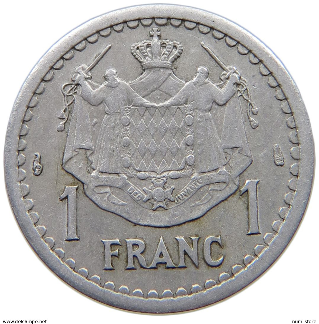 MONACO FRANC 1945  #a068 0577 - 1922-1949 Louis II