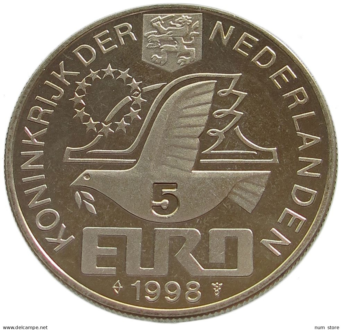 NETHERLANDS 5 EUR 1998  #w030 0289 - Zonder Classificatie