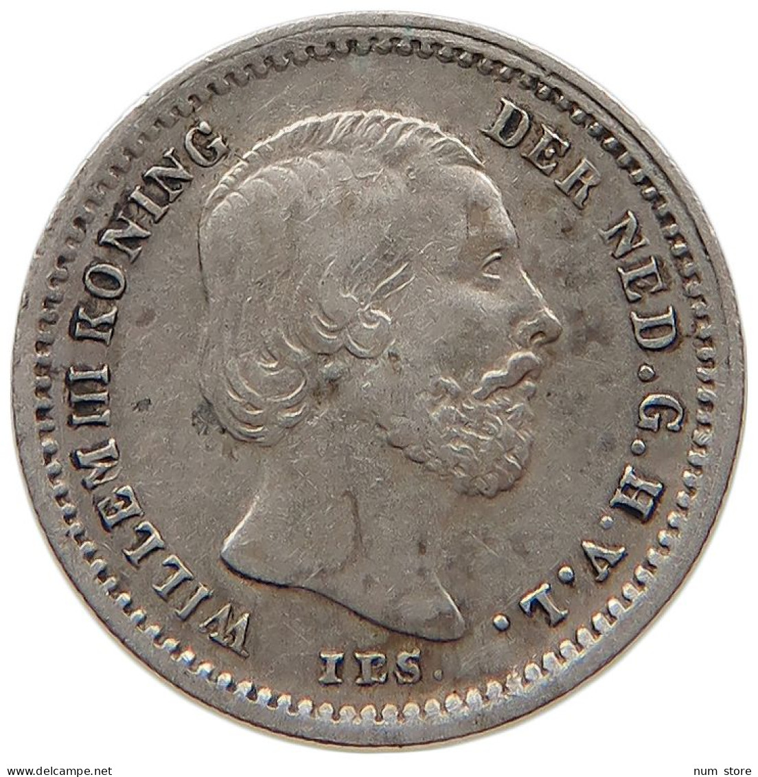 NETHERLANDS 5 CENTS 1863 Willem III. 1849-1890 #c041 0121 - 1849-1890 : Willem III