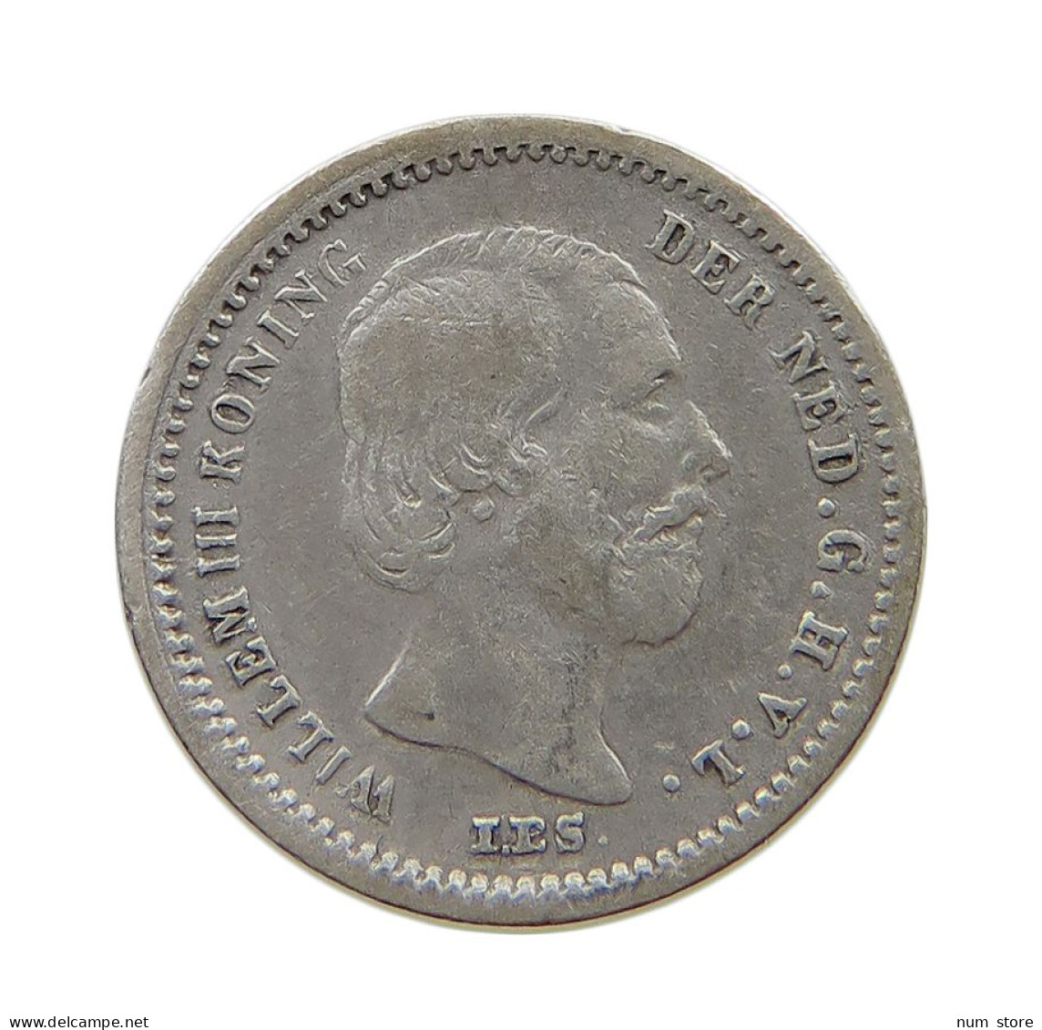 NETHERLANDS 5 CENTS 1850 Willem III. 1849-1890 #t148 0935 - 1849-1890 : Willem III