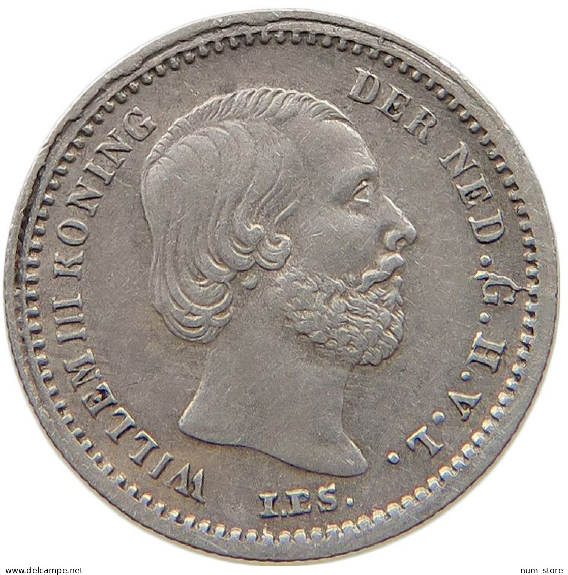 NETHERLANDS 5 CENTS 1850 Willem III. 1849-1890 #t063 0421 - 1849-1890 : Willem III