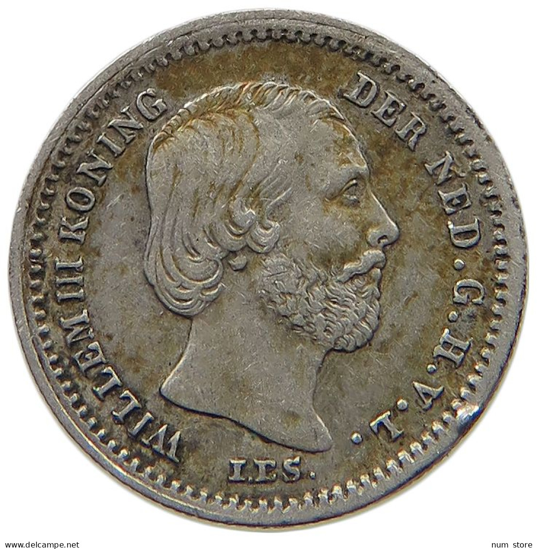 NETHERLANDS 5 CENTS 1850 Willem III. 1849-1890 #t009 0173 - 1849-1890 : Willem III