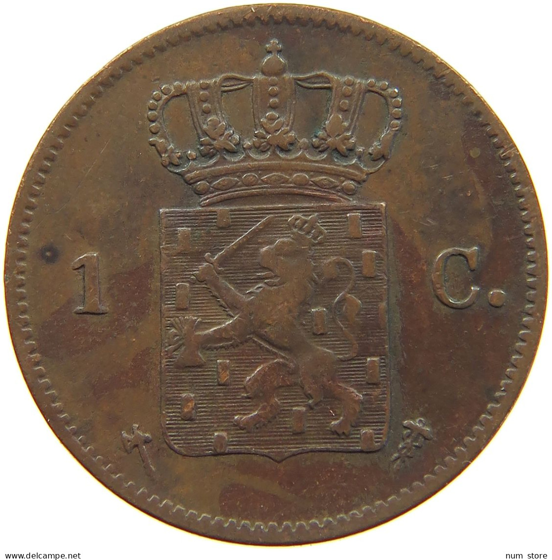 NETHERLANDS CENT 1875 Willem III. 1849-1890 #c052 0481 - 1849-1890: Willem III.