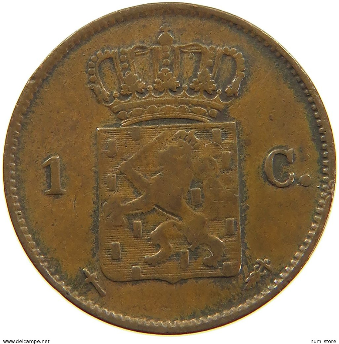 NETHERLANDS CENT 1873 Willem III. 1849-1890 #a085 0383 - 1849-1890 : Willem III