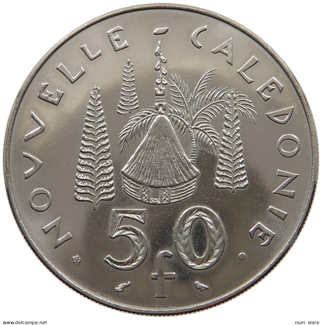NEW CALEDONIA 50 FRANCS 1967  #a087 0749 - Nieuw-Caledonië