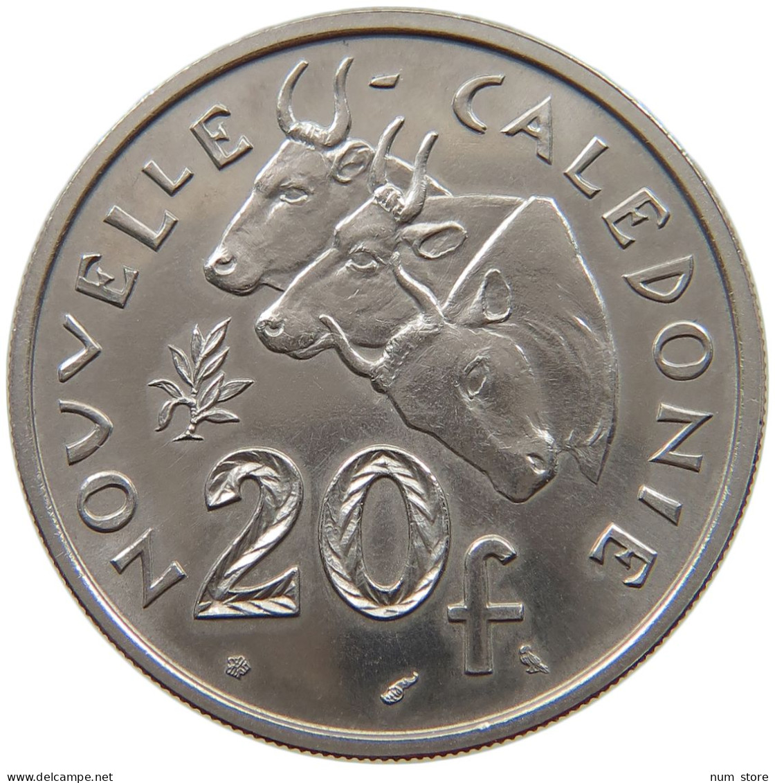 NEW CALEDONIA 20 FRANCS 1967  #a088 0019 - Nieuw-Caledonië