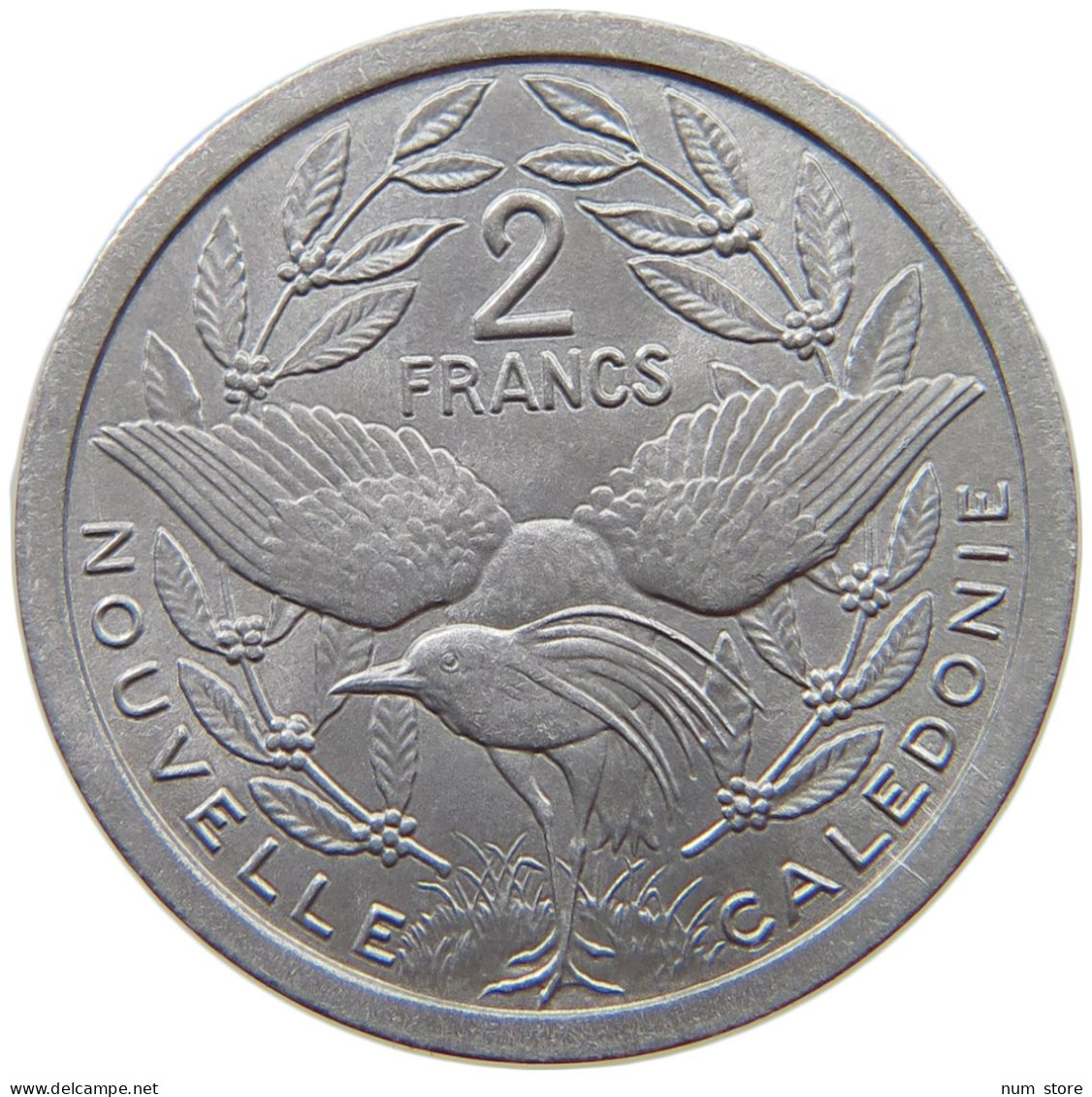 NEW CALEDONIA 2 FRANCS 1977  #s064 0227 - Nouvelle-Calédonie