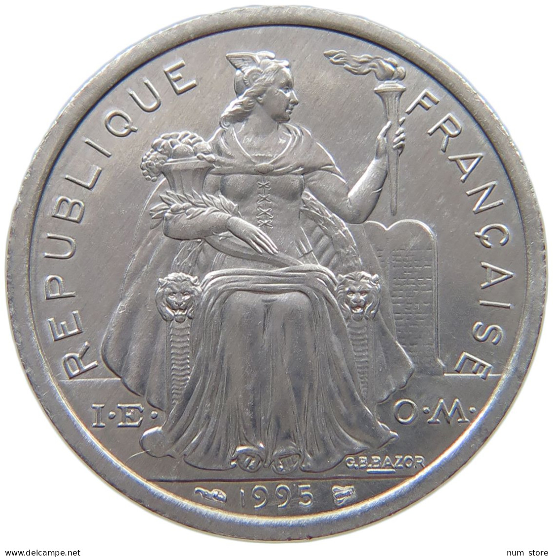 NEW CALEDONIA 2 FRANCS 1995  #s068 0625 - Nouvelle-Calédonie