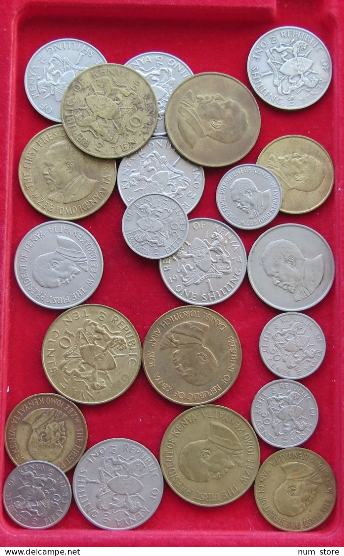 COLLECTION LOT KENYA 22PC 155G  #xx38 087 - Kenia