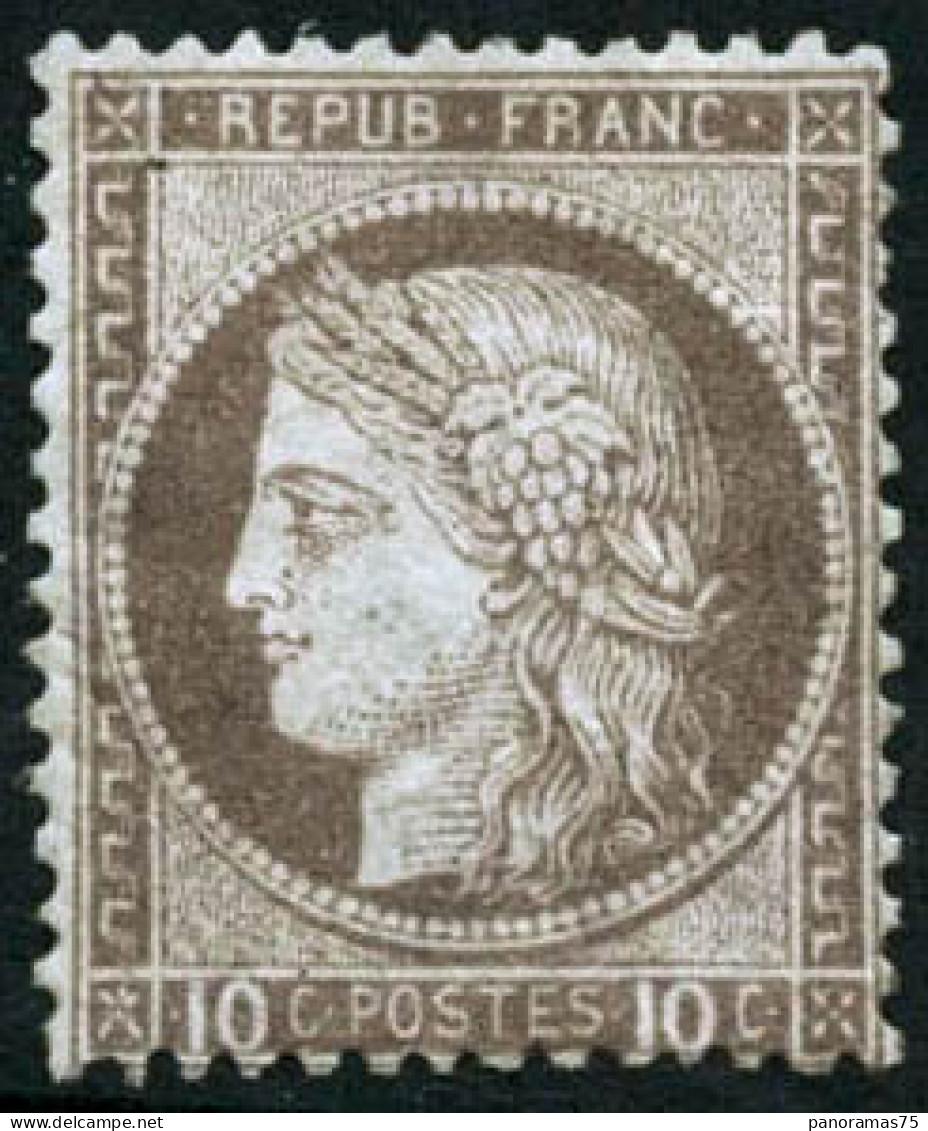 ** N°54 10c Brun S/rose - TB - 1871-1875 Ceres