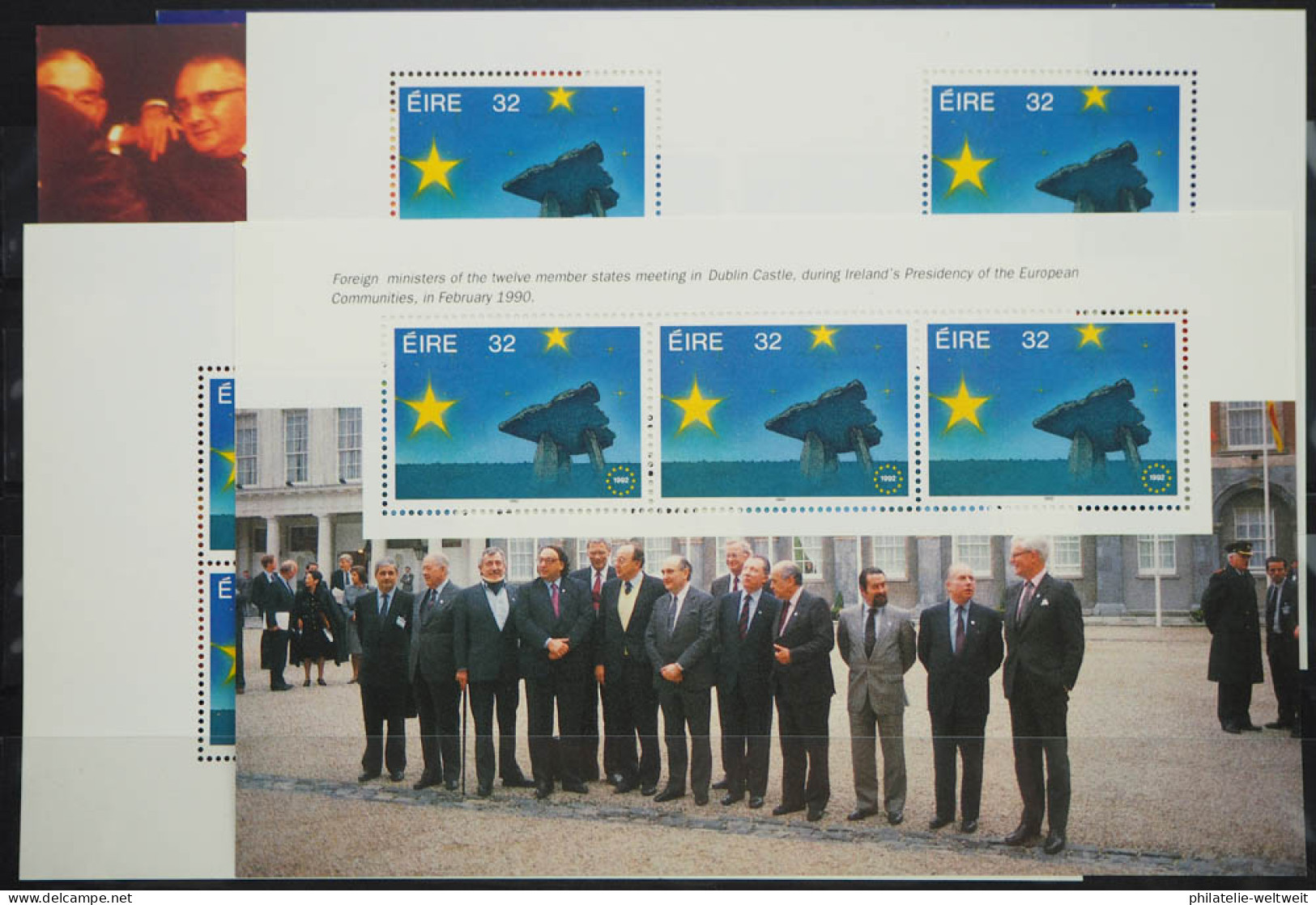 1992 Irland; Alle Heftchenblätter Aus MH Europa, **/MNH, MiNr. H.-Bl. 810, ME 17 - Andere & Zonder Classificatie