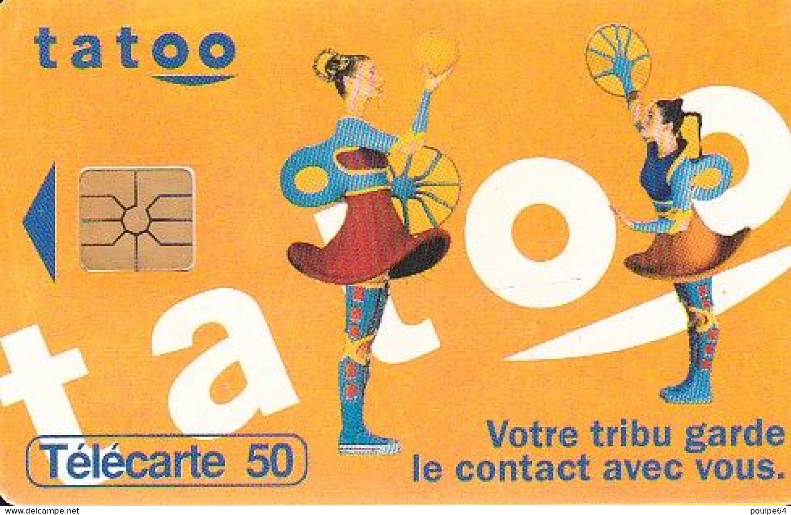 F690 09/1996 - TATOO - 50 GEM1A - (verso : N° B+8 Chiffres Deux Lignes) - 1996