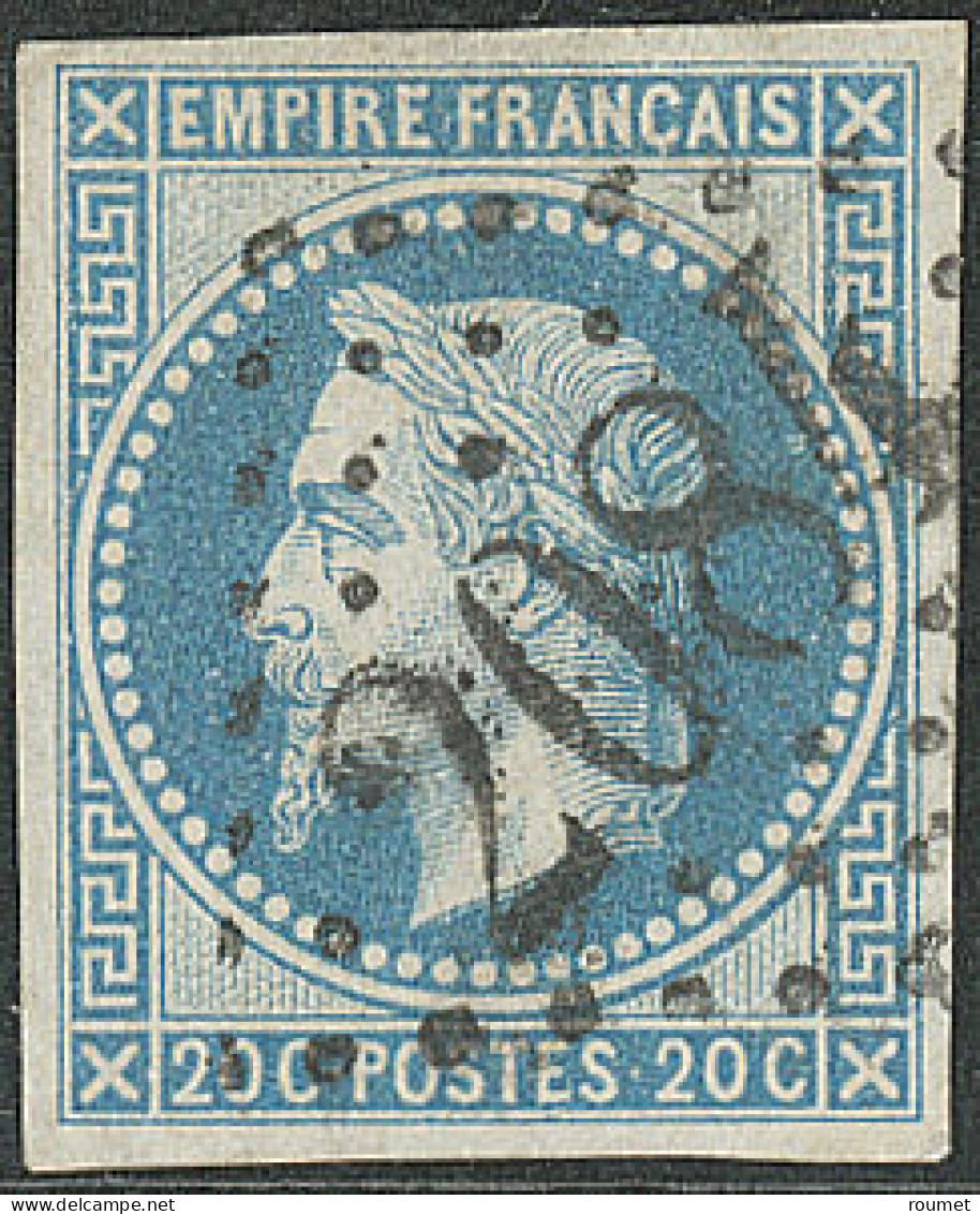 Non Dentelé. No 29Ae, Type I, Obl Gc 2084 De Lorient, Jolie Pièce. - TB. - RR - 1863-1870 Napoleon III Gelauwerd