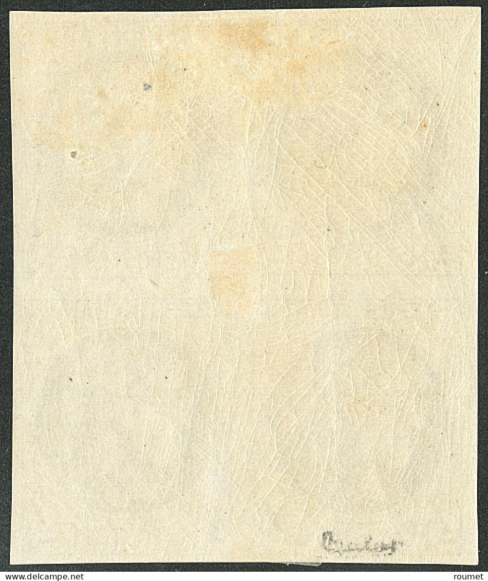 * No 41Bc, Gris-noir, Bloc De Quatre, Très Jolie Pièce. - TB. - RR - 1870 Emisión De Bordeaux