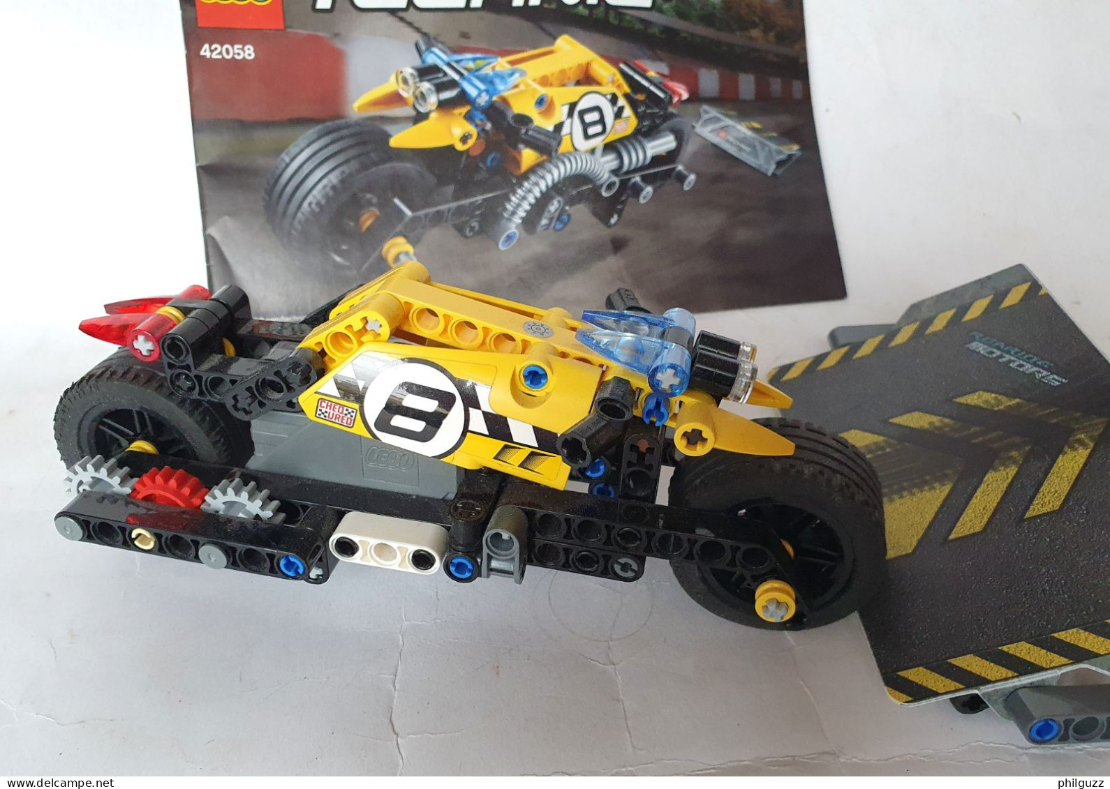 FIGURINE JOUET LEGO Technic 42058 MOTO Avec Notice - Lego System