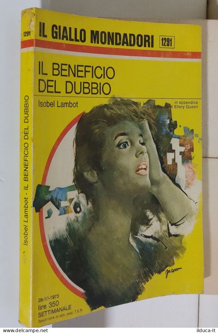 I116931 Classici Giallo Mondadori 1291 - I Lambot - Il Beneficio Del Dubbio 1973 - Politieromans En Thrillers