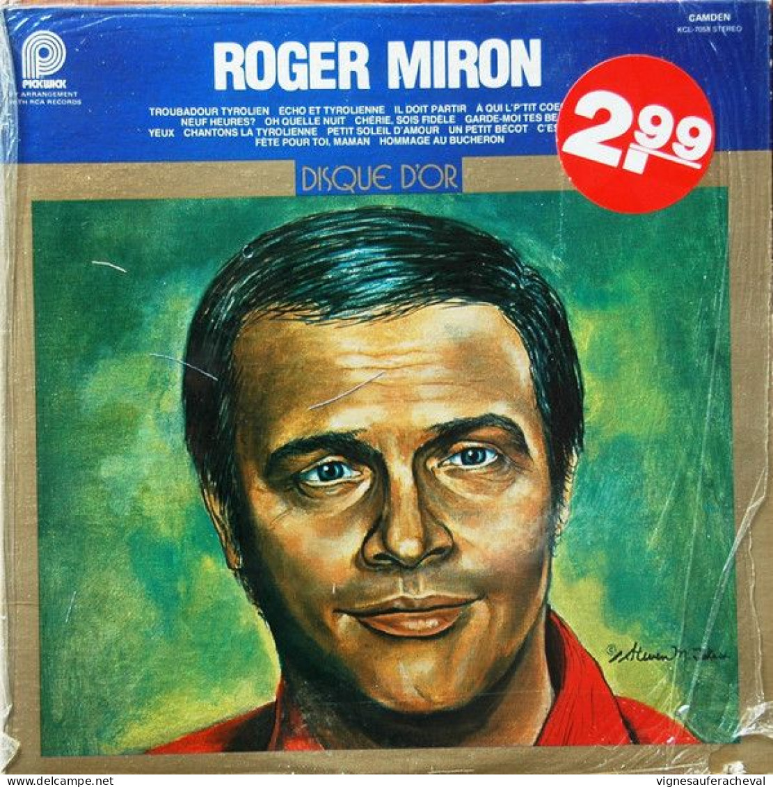 Roger Miron -Disque D'or - Country & Folk