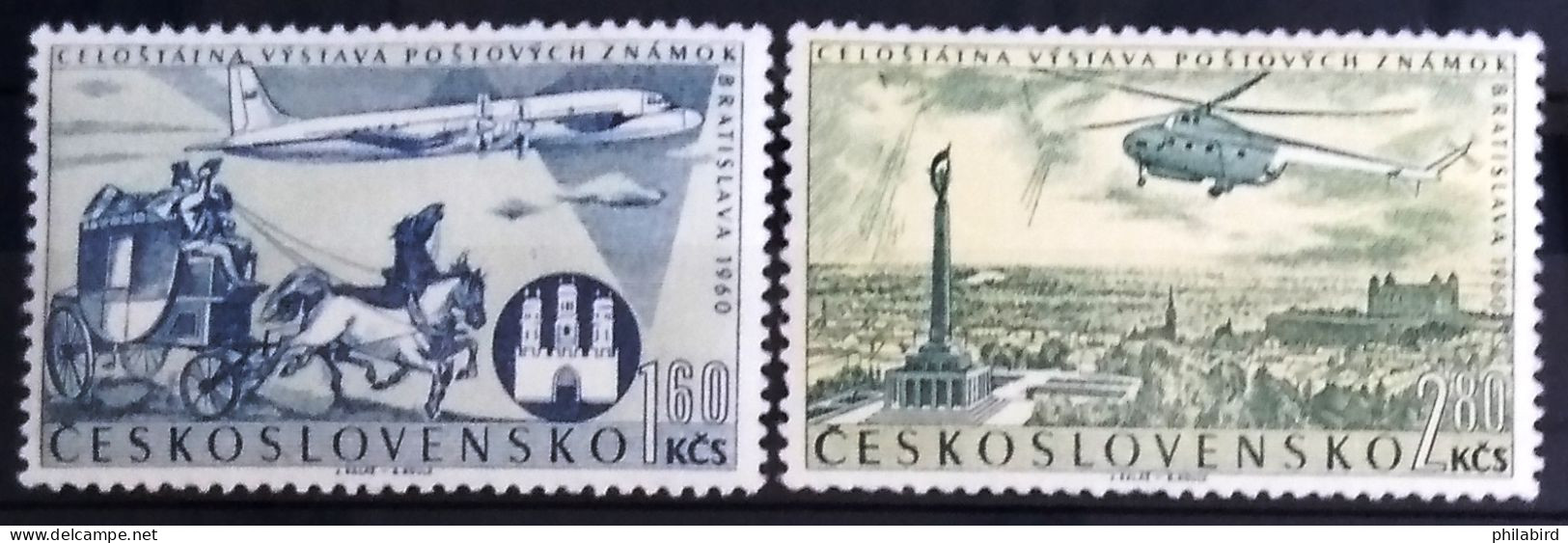 TCHECOSLOVAQUIE                       P.A 49/50                          NEUF* - Airmail