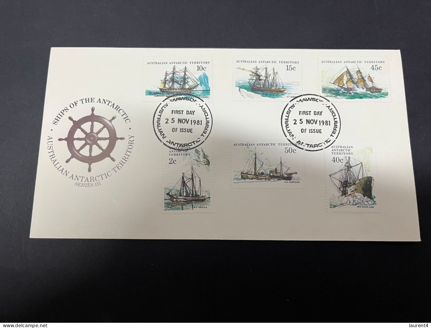 15-11-2023 (2 V 18) Australia - FDC (2) 1981 - Yachting In Australia & AAT Sail Ship - Otros (Mar)