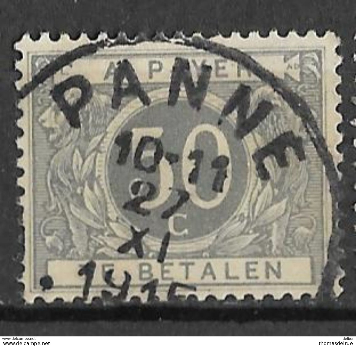 _7Be-407: N° TX10: PANNE 27 XI 1915 - Not Occupied Zone