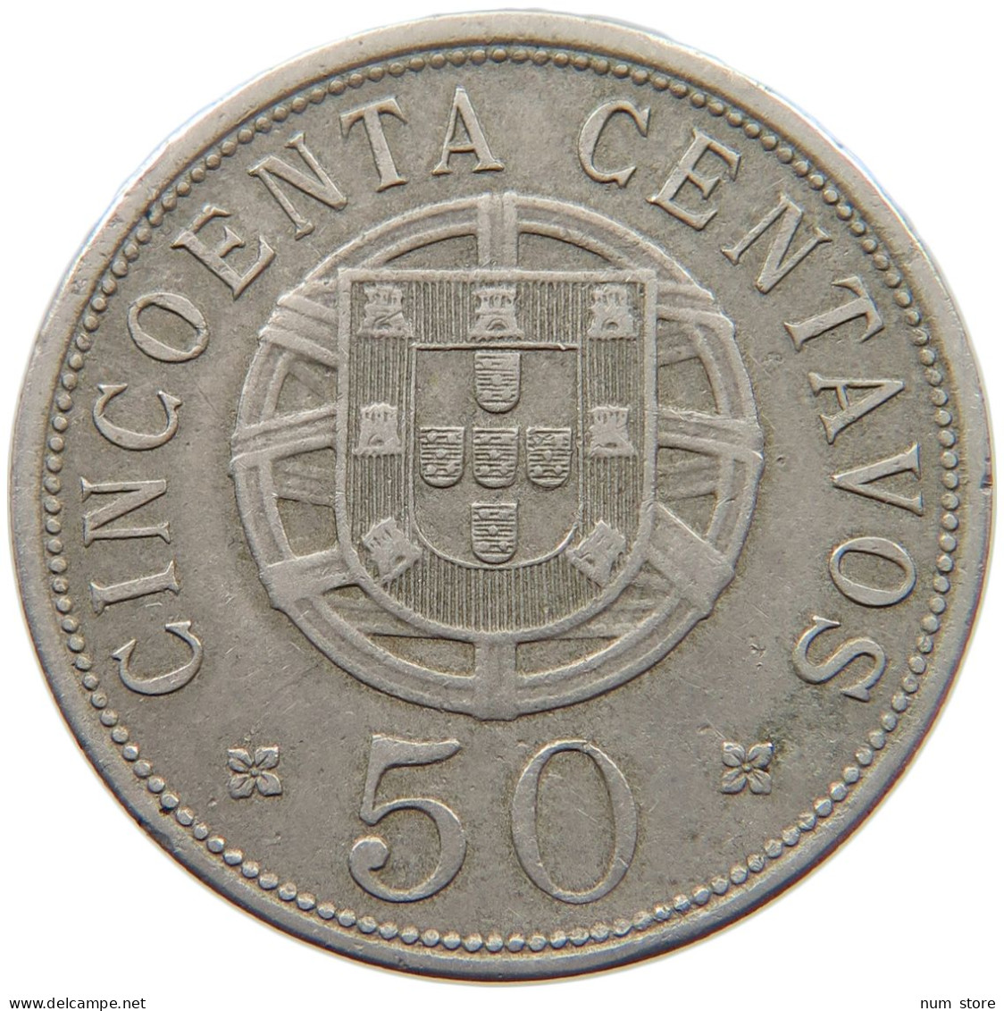 ANGOLA 50 CENTAVOS 1928 1928  #MA 003360 - Angola