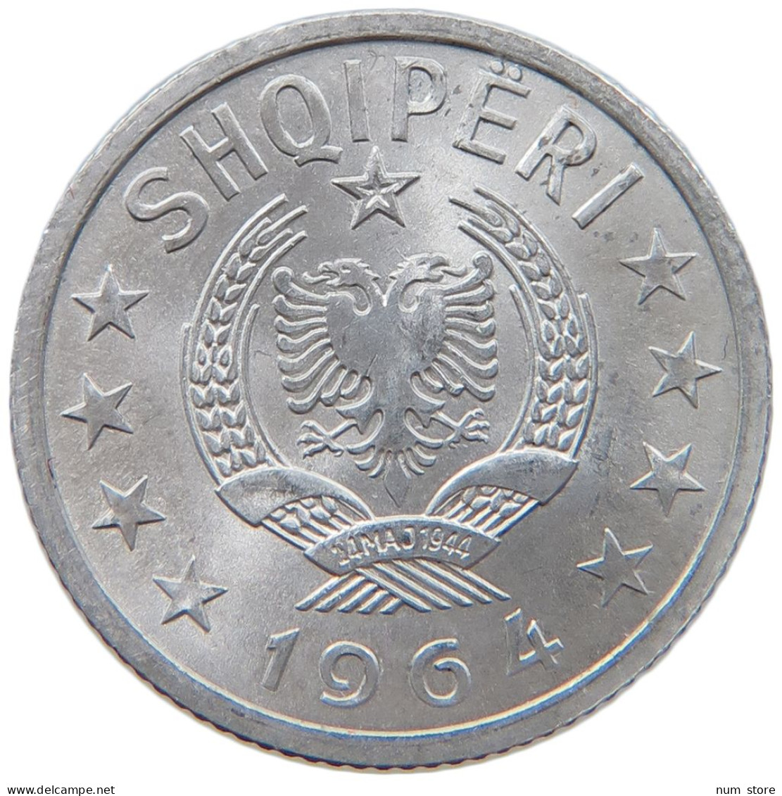 ALBANIA 5 QINDARKA 1964  #MA 066611 - Orientalische Münzen