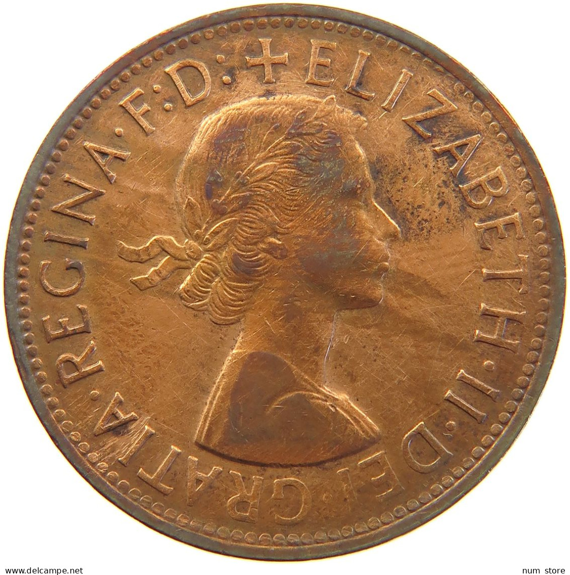 AUSTRALIA PENNY 1958 ELIZABETH II. (1952-) #MA 065190 - Penny